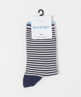 BLEU FORET/＜BLEU FORET＞ ボーダーショートソックス/ソックス / 靴下