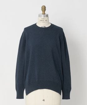 DRAWER/FALL2 9Gコットンカシミヤクルーネックニット/ニット / セーター
