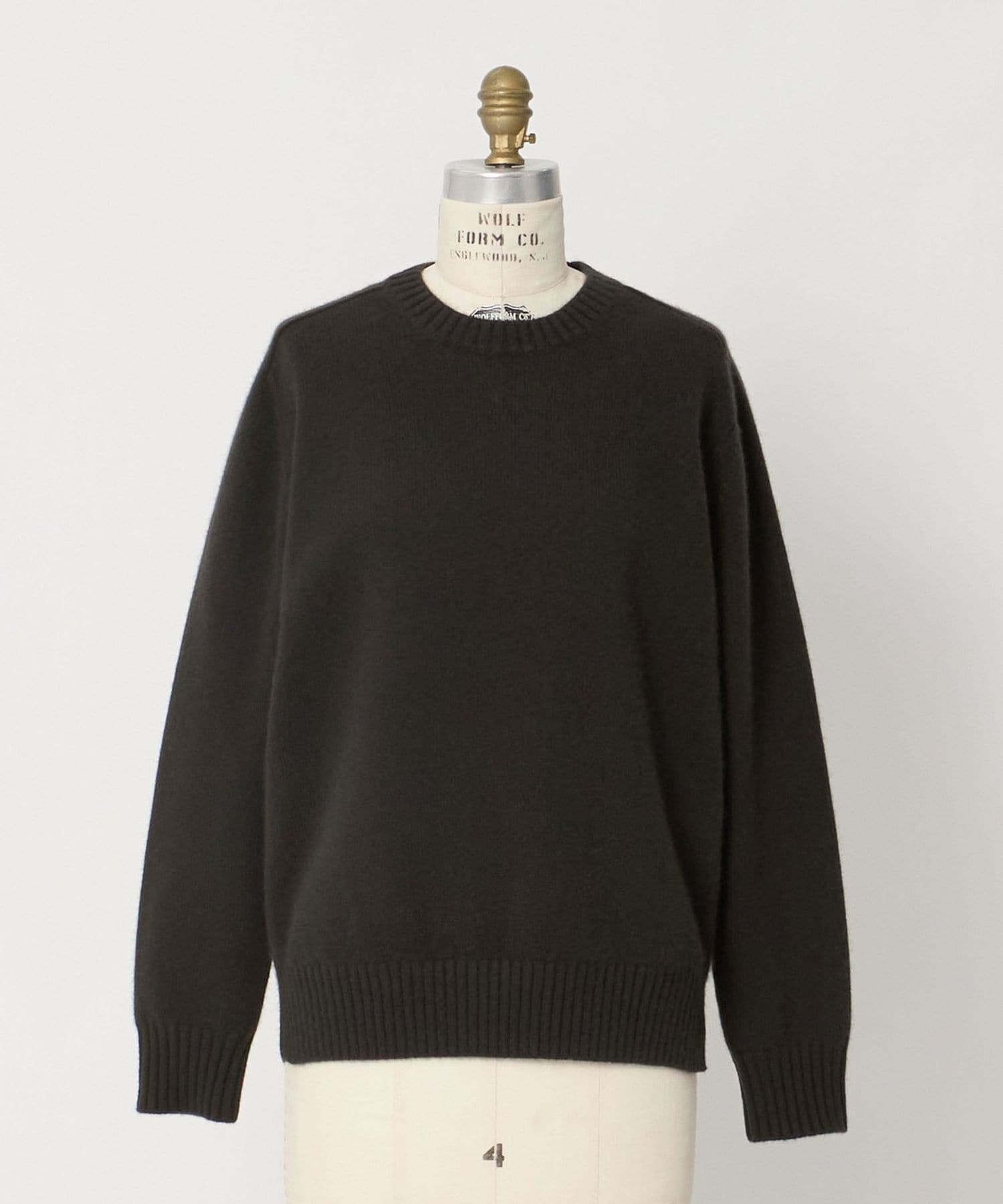 WINTER1 7Gカシミヤクルーネックニット