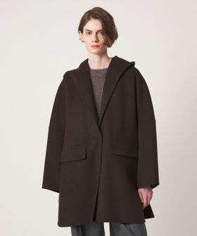 DRAWER/WINTER1 ケヌキフードコート/ノーカラーコート