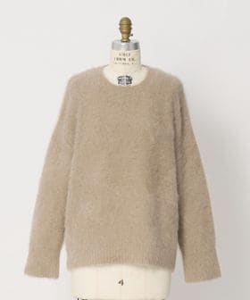 DRAWER/WINTER1 フォックスクルーネックニット/ニット / セーター