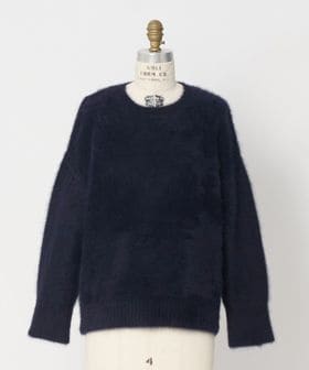DRAWER/WINTER1 フォックスクルーネックニット/ニット / セーター