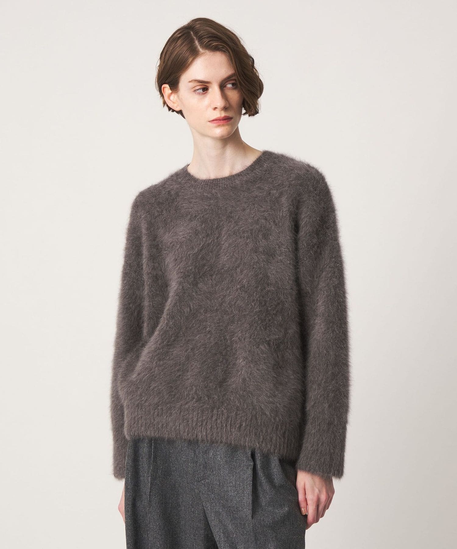 WINTER1 フォックスクルーネックニット