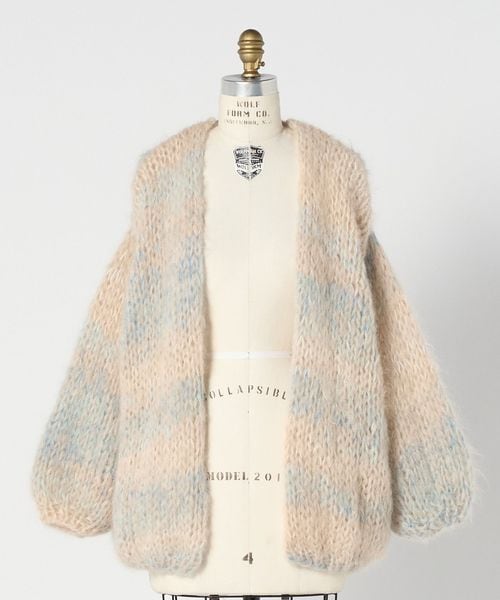 Les Tricots d'O/＜Les Tricots d’O x Drawer＞ SB CARDIGAN ローゲージカーディガン/カーディガン / ボレロ