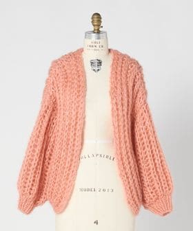 Les Tricots d'O/＜Les Tricots d’O x Drawer＞ PECH CARDIGAN ローゲージカーディガン/カーディガン / ボレロ
