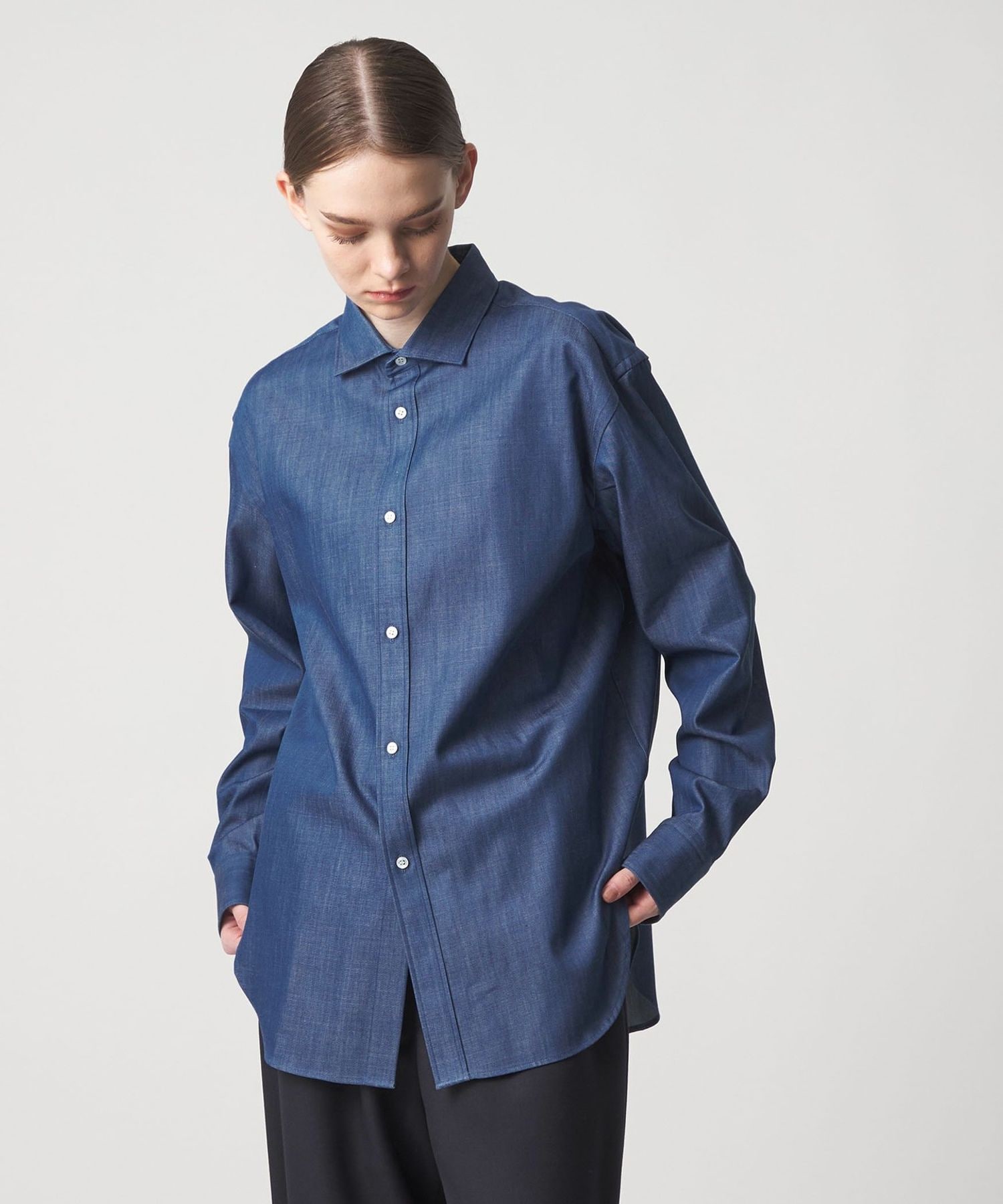 CAPSULE ダンガリーシャツ