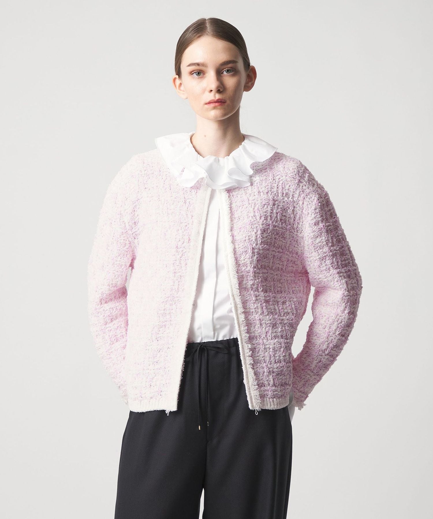 ⭐︎未使用⭐︎Drawer 12Gピンクジャカードニットスカート 再入荷