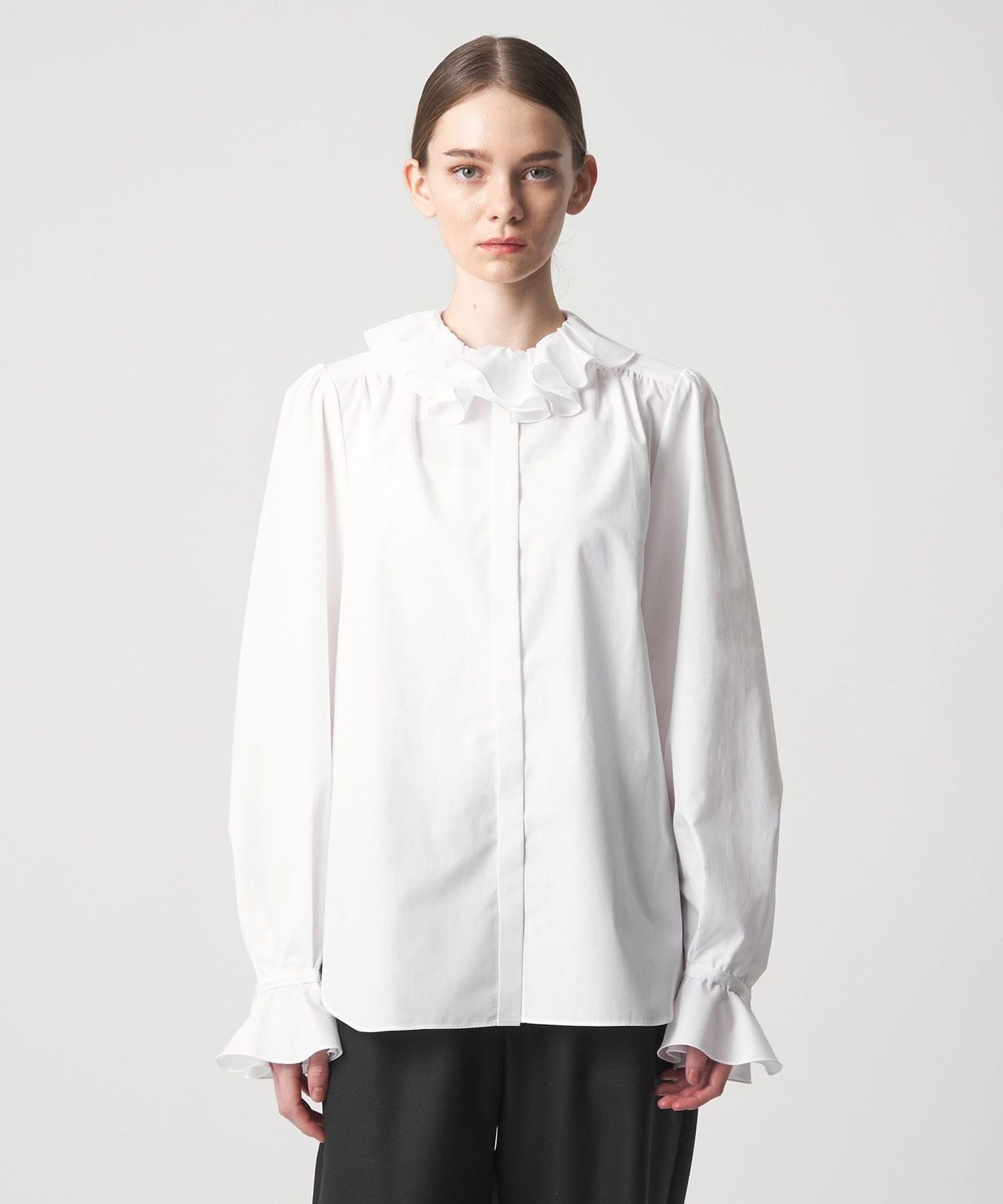 CAPSULE フリルカラーブラウス