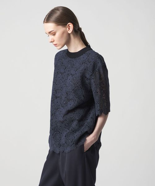 DRAWER/CAPSULE レースハーフスリーブブラウス/シャツ / ブラウス