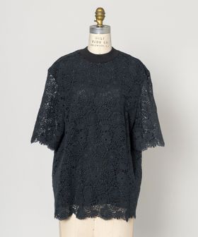 DRAWER/CAPSULE レースハーフスリーブブラウス/シャツ / ブラウス