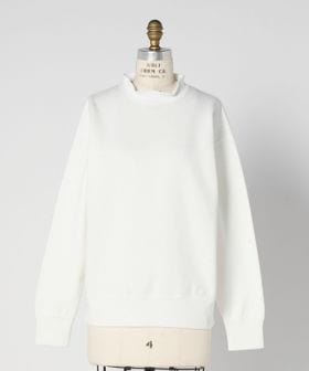 DRAWER/CAPSULE 吊り裏毛シャーリングカラープルオーバー/スウェット / パーカー