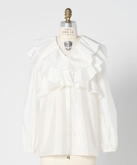 DRAWER/CEREMONY フリルカラーブラウス/シャツ / ブラウス