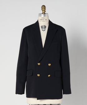 DRAWER/CEREMONY ピークラペルダブルジャケット/テーラードジャケット