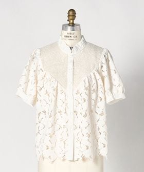 LORETTA CAPONI/＜LORETTA CAPONI＞ IOLE S CAMICIA レースブラウス/シャツ / ブラウス
