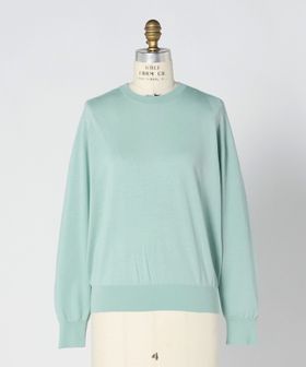 DRAWER/RESORT 18Gコットンシルククルーネックニット/ニット / セーター