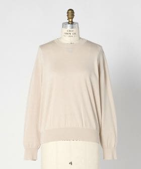 DRAWER/RESORT 18Gコットンシルククルーネックニット/ニット / セーター