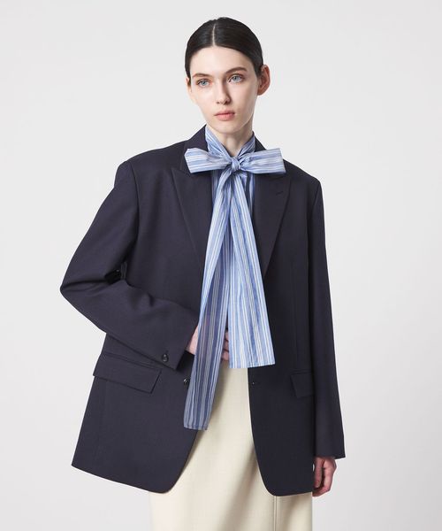 DRAWER/RESORT ツイルピークラペルテーラードジャケット/テーラードジャケット