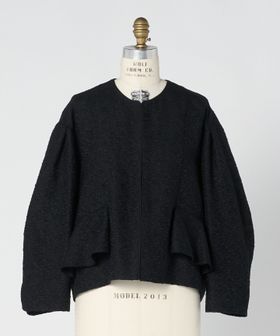 DRAWER/RESORT ジャガードフリルブラウス/シャツ / ブラウス