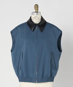 DRAWER/RESORT ツイルスリーブレスブルゾン/その他コート / ブルゾン