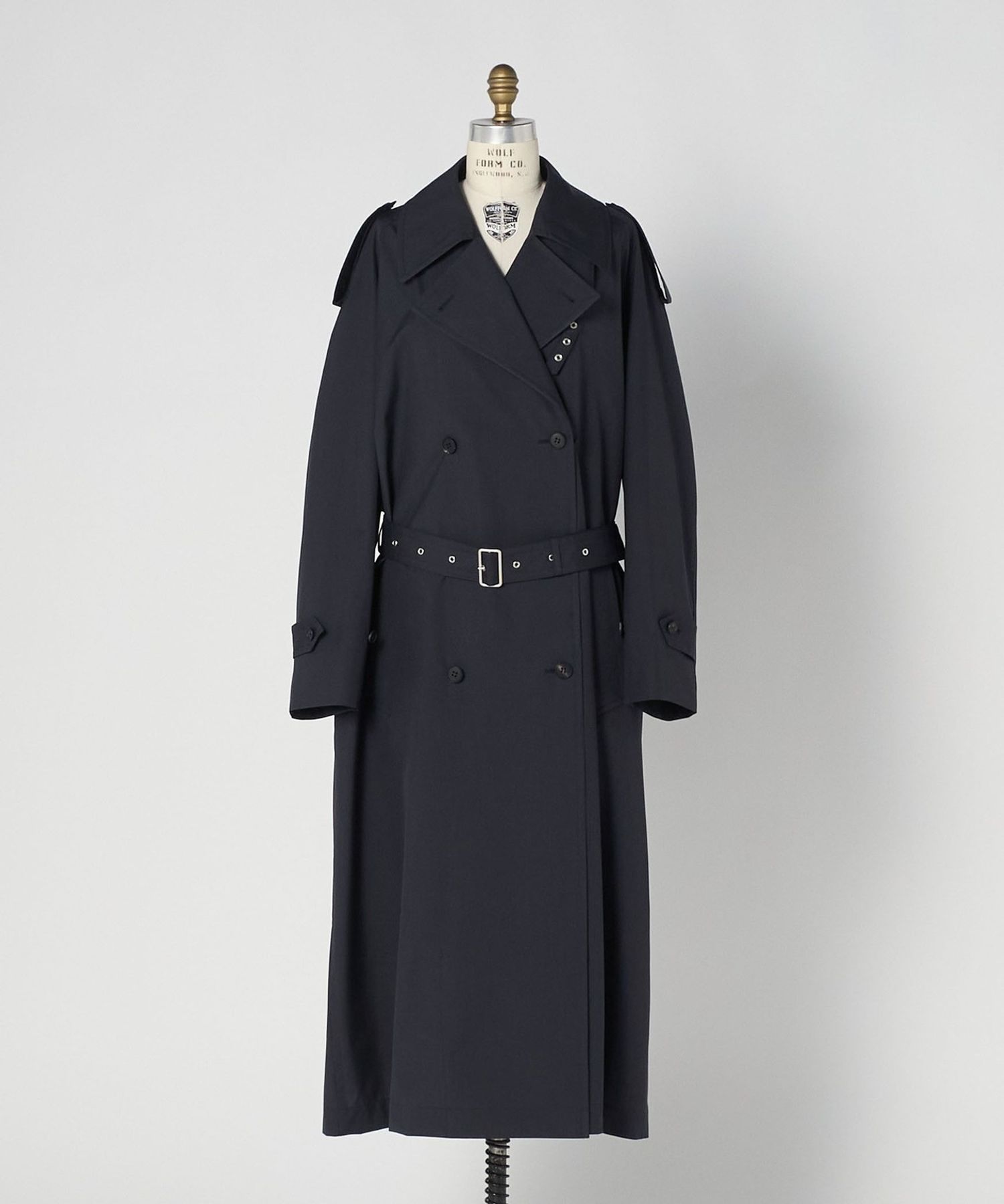 RESORT ウールシルクトレンチコート