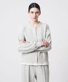 DRAWER/RESORT ブークレツイードクルーネックカーディガン/カーディガン / ボレロ