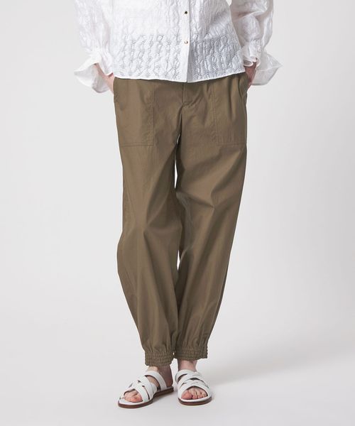 DRAWER/RESORT コットンシャーリングパンツ/イージーパンツ