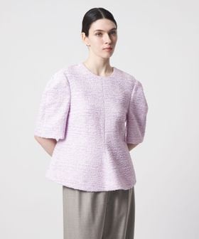 DRAWER/RESORT ベルスリーブツイードブラウス/シャツ / ブラウス