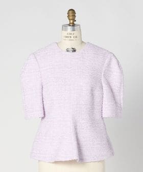 DRAWER/RESORT ベルスリーブツイードブラウス/シャツ / ブラウス