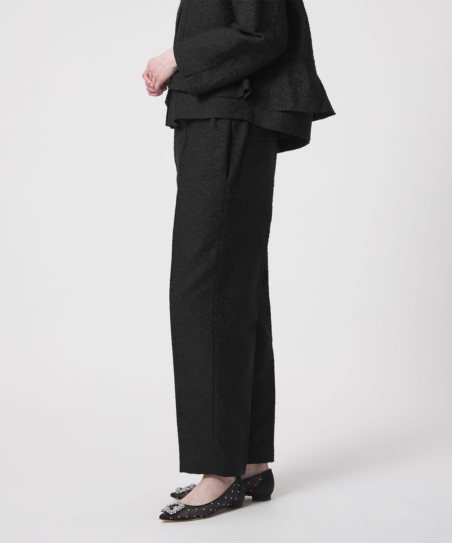 RESORT ジャガードドロストパンツ