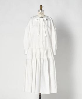 DRAWER/RESORT コットンティアードギャザーワンピース/ワンピース