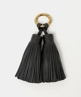 J&M Davidson/＜ J&M DAVIDSON＞ブラック ダブルタッセルチャーム/キーケース / キーホルダー