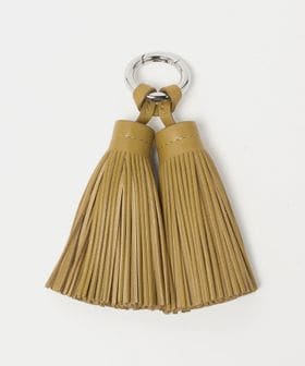 J&M Davidson/＜ J&M DAVIDSON＞ イエロー ダブルタッセルチャーム/キーケース / キーホルダー