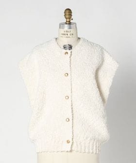 DRAWER/SPRING1 5Gツイーディーニットベスト/ベスト