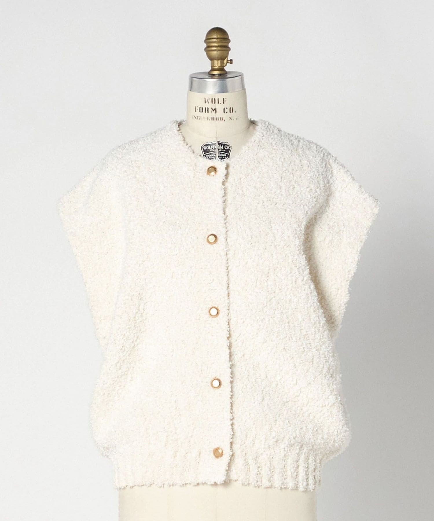 SPRING1 5Gツイーディーニットベスト