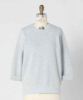 DRAWER/SPRING 7Gツイードライクショートスリーブニット/ニット / セーター