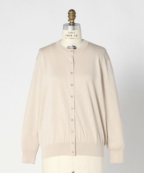 DRAWER/RESORT 18Gコットンシルクカーディガン/カーディガン / ボレロ