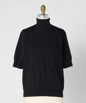 DRAWER/RESORT 18Gコットンシルクショートスリーブタートルニット/ニット / セーター