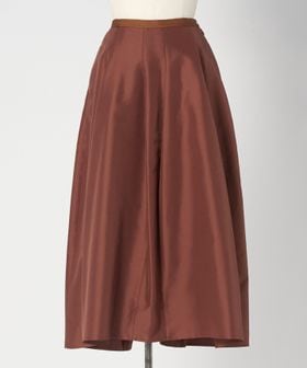 DRAWER/RESORT シルクグログランフレアスカート/ミモレ / ロング