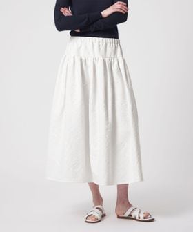 DRAWER/RESORT ジャガードギャザースカート/ミモレ / ロング