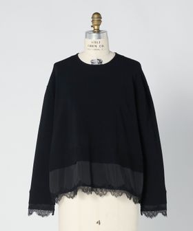 DRAWER/SPRING1 ヘムレースニット/ニット / セーター