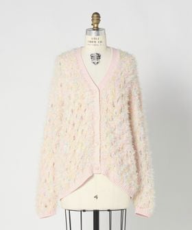 DRAWER/RESORT 3Gメッシュカーディガン/カーディガン / ボレロ