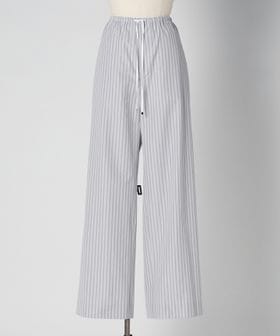 DRAWER/SPRING1 ストライプドロストパンツ/イージーパンツ