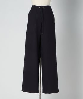 DRAWER/SPRING1 ジョーゼットドロストパンツ/イージーパンツ