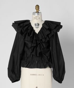 DRAWER/SPRING1 ダブルフリルギャザーブラウス/シャツ / ブラウス