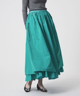 DRAWER/SPRING1 タフタギャザースカート/ミモレ / ロング