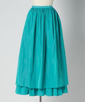 DRAWER/SPRING1 タフタギャザースカート/ミモレ / ロング
