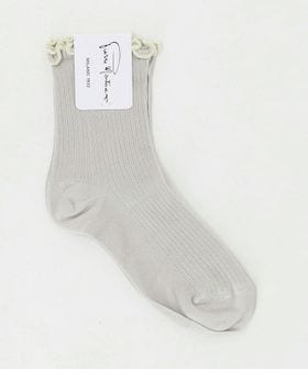 Pierre Mantoux/＜PIERREMANTOUX＞ CALZINO IVREA リブショートソックス/ソックス / 靴下