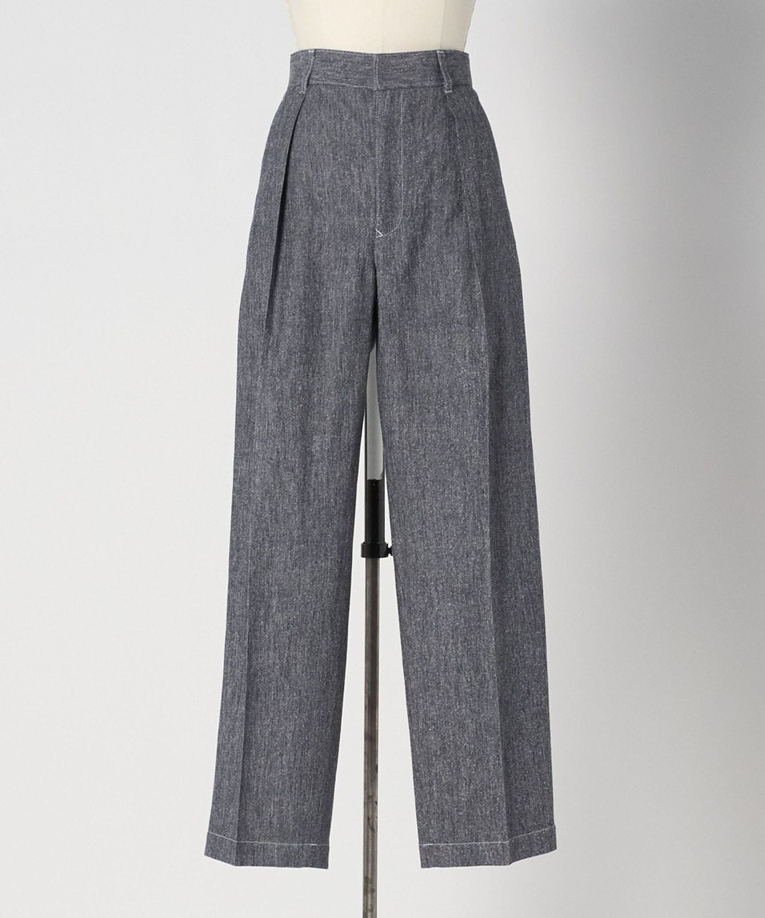 新品　Drawer SPRING2 コットンシルクデニムライクパンツ SPRING2 コットンシルクデニムライクパンツ