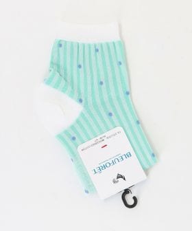 BLEU FORET/＜BLEU FORET＞ STRIPE DOT SOCKS ソックス/ソックス / 靴下