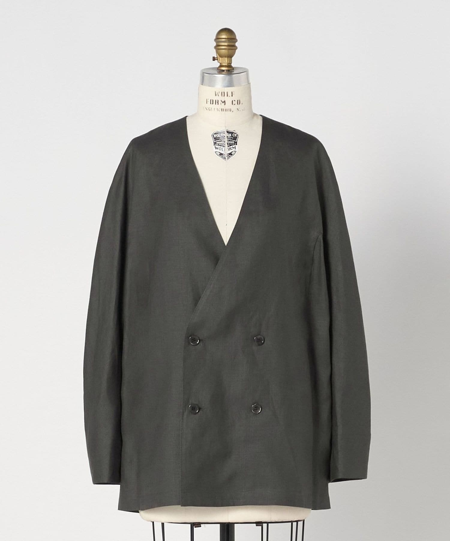 Drawer ノーカラージャケット　36 SPRING2 ノーカラーダブルジャケット